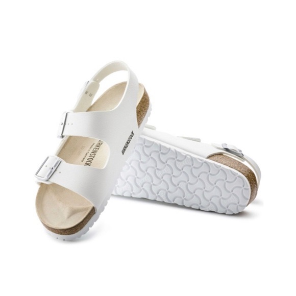 NWT WHITE BIRKENSTOCK MILANO SANDAL SZ 8 - Picture 2 of 6